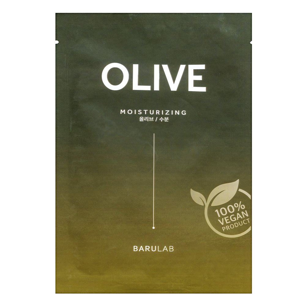 Barulab The Clean Vegan mascheraviso in tessuto Mask Olive 23 g