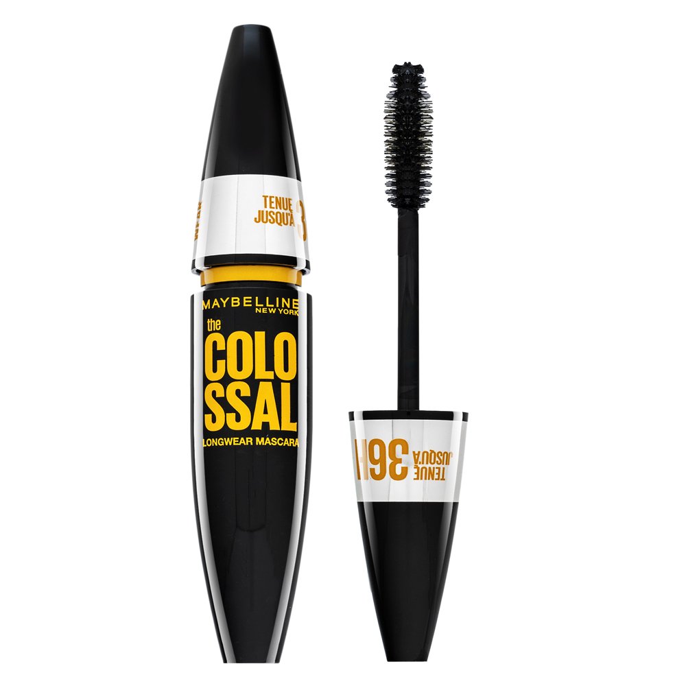 Maybelline The Colossal 36H Mascara mascara impermeabile per l'estensione delle ciglia e volume Black 10 ml