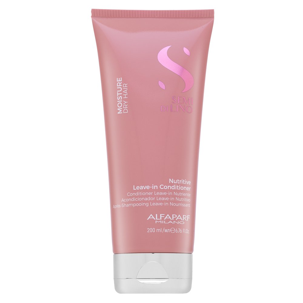 Alfaparf Milano Semi Di Lino Moisture Nutritive Leave-In Conditioner balsamo senza risciacquo per capelli secchi 200 ml