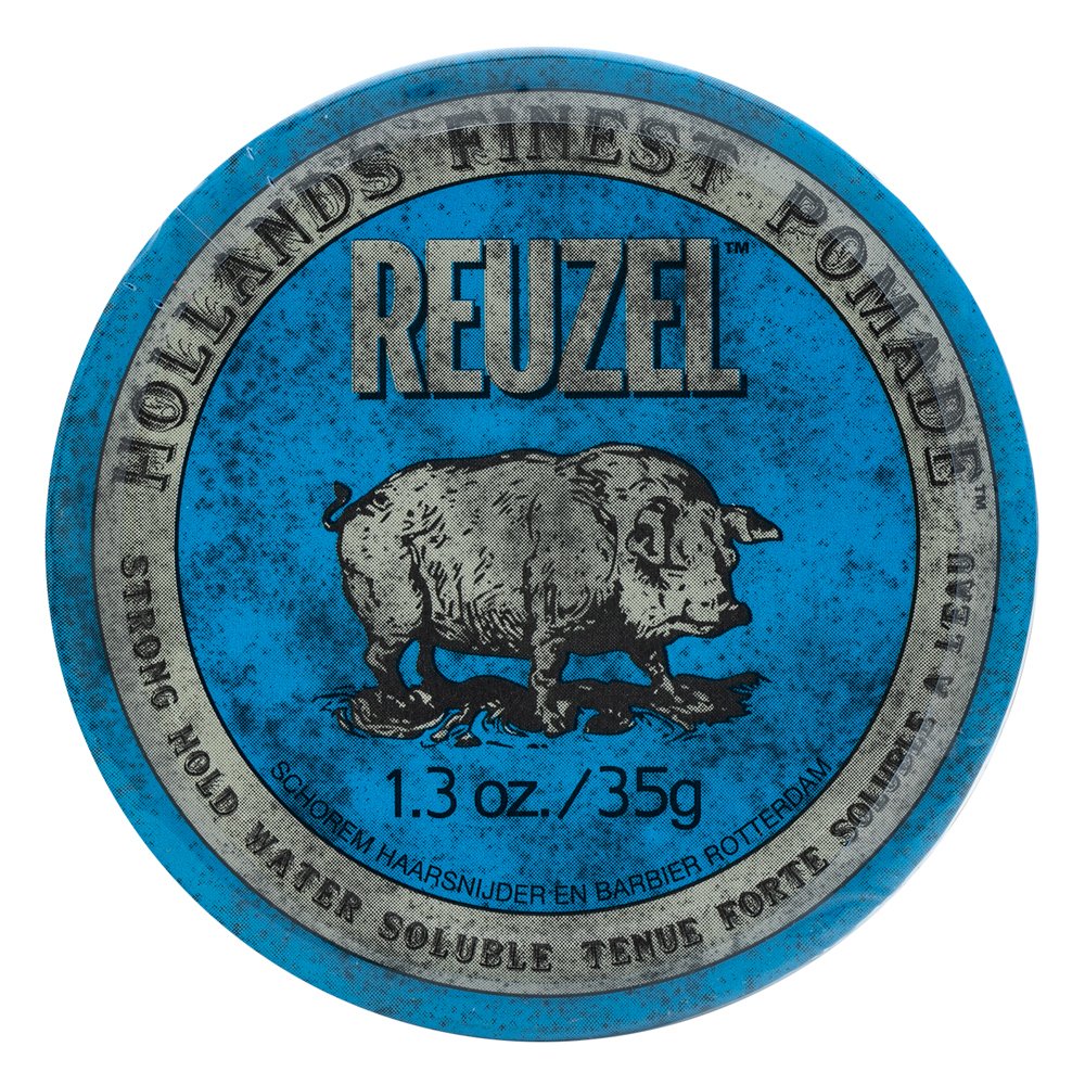 Reuzel Blue Pomade pomata per capelli per una forte fissazione 35 g