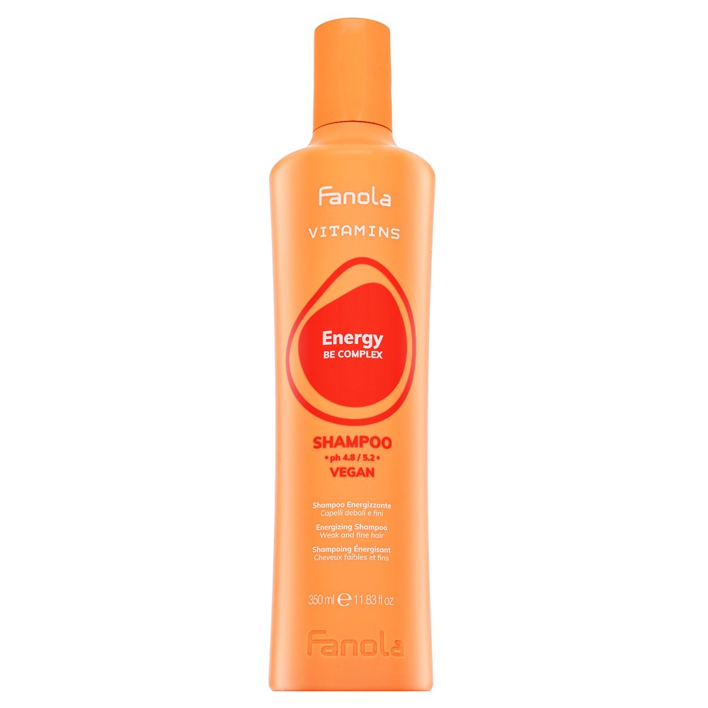 Fanola Vitamins Energy Shampoo shampoo rinforzante per capelli deboli 350 ml