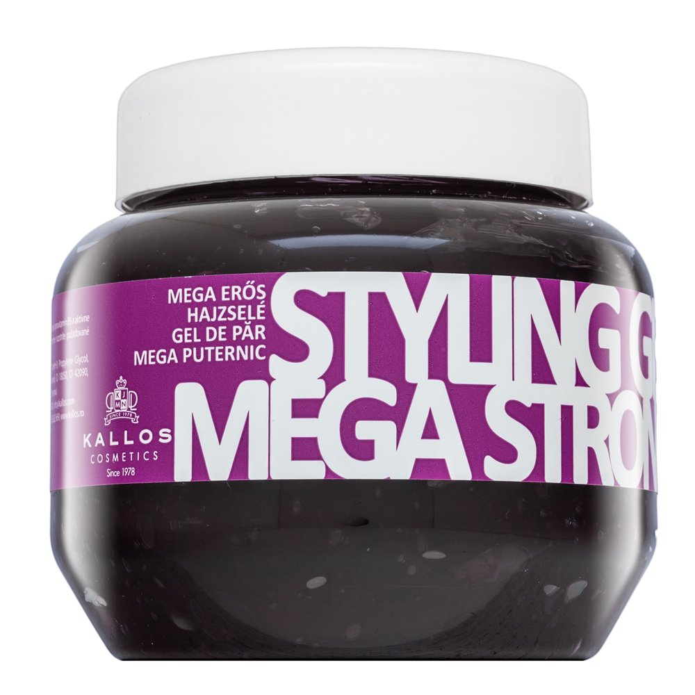Kallos Styling Gel Mega Strong gel per capelli per una fissazione extra forte 275 ml