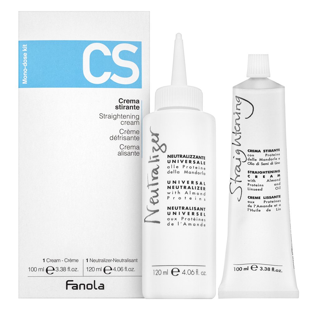 Fanola CS Straightening Cream crema per lisciare i capelli 120 ml + 100 ml