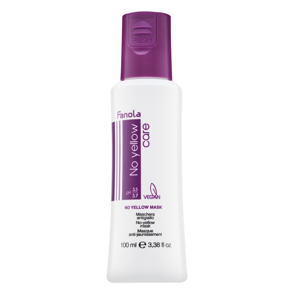 Fanola No Yellow Mask maschera per capelli biondo platino e grigi 100 ml