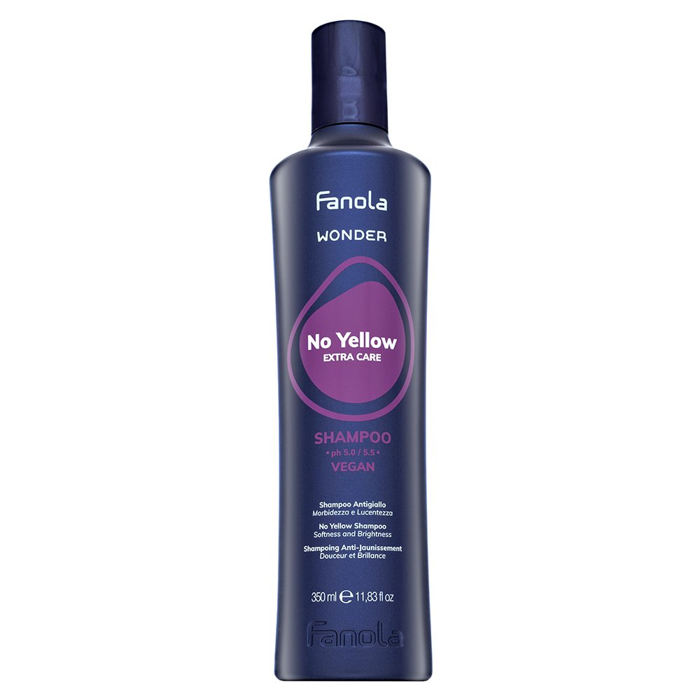 Fanola Wonder No Yellow Extra Care Shampoo shampoo per neutralizzare i toni gialli 350 ml