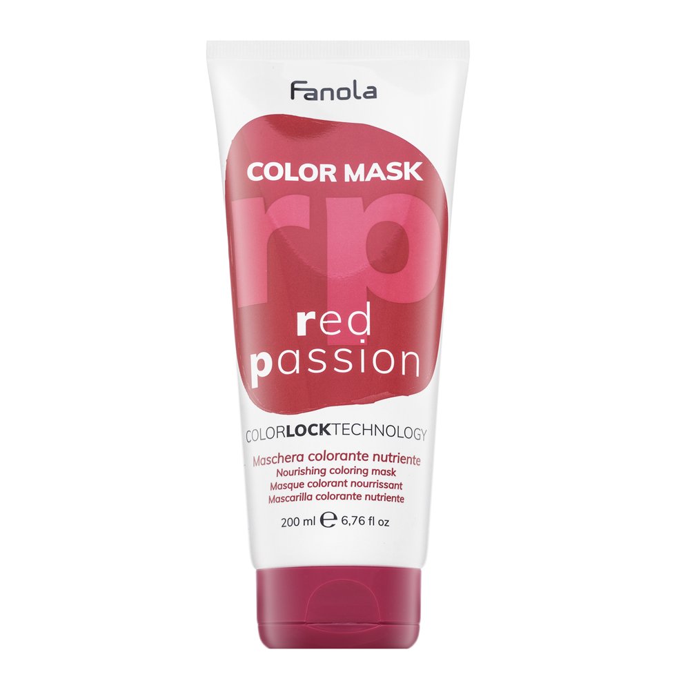 Fanola Color Mask maschera nutriente con pigmenti colorati per il recupero del colore Red Passion 200 ml