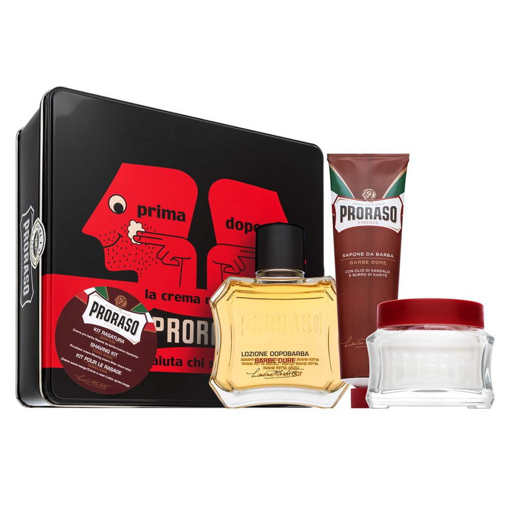 Proraso Set regalo Vintage Selection Beard Care Nourishing Kit 100 ml + 100 ml + 150 ml