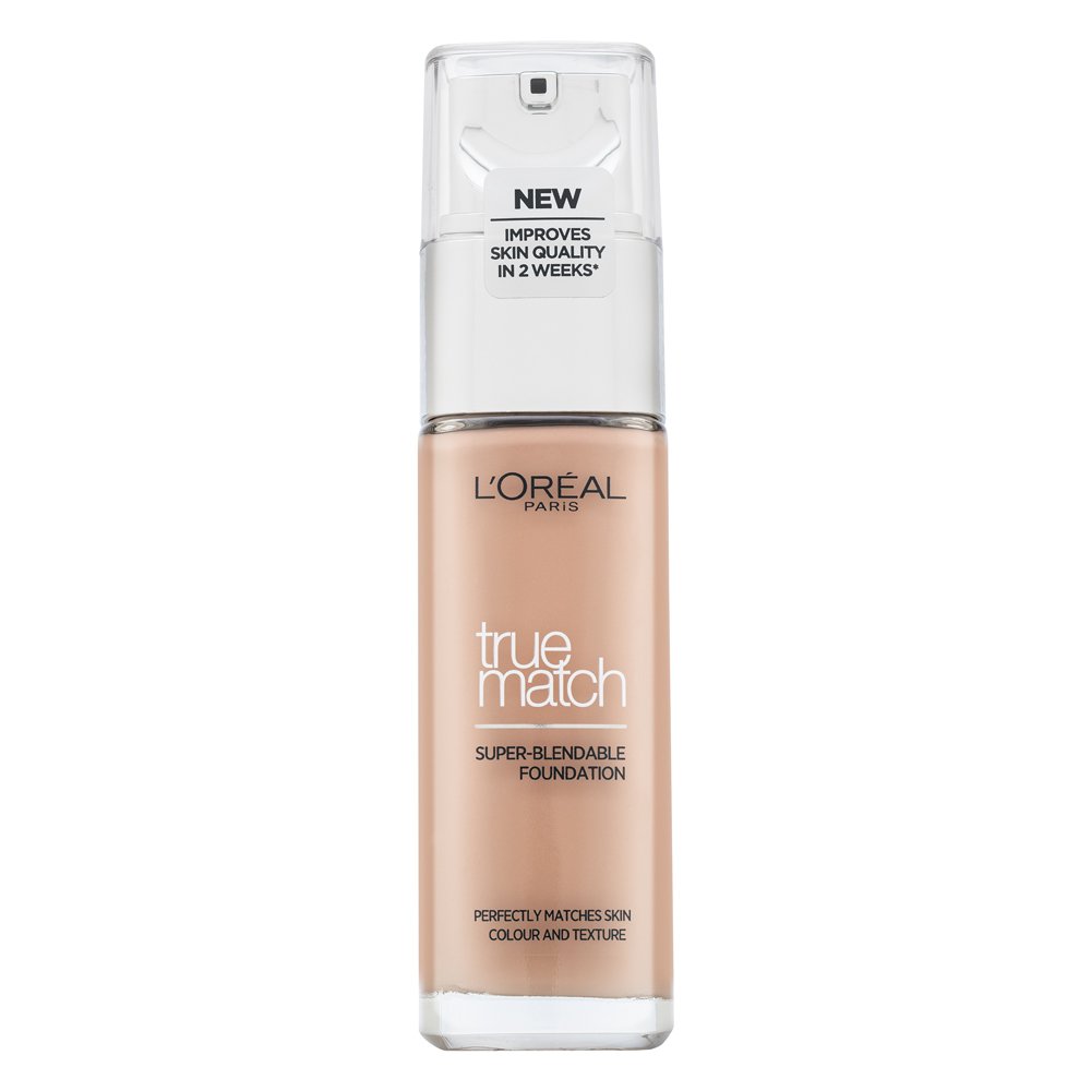 L´Oréal Paris True Match Super-Blendable Foundation fondotinta liquido per unificare il tono della pelle 1R/1C Rose Ivory 30 ml