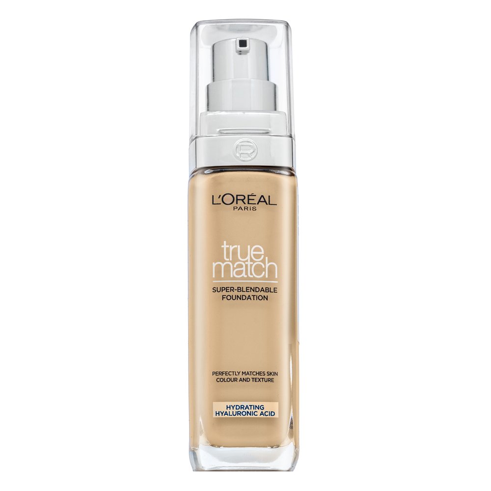 L´Oréal Paris True Match Super-Blendable Foundation fondotinta liquido per unificare il tono della pelle 2DW Warm Undertone/Golden Almond 30 ml