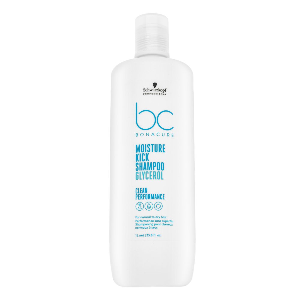 Schwarzkopf Professional BC Bonacure Moisture Kick Shampoo Glycerol shampoo nutriente per capelli normali a secchi 1000 ml