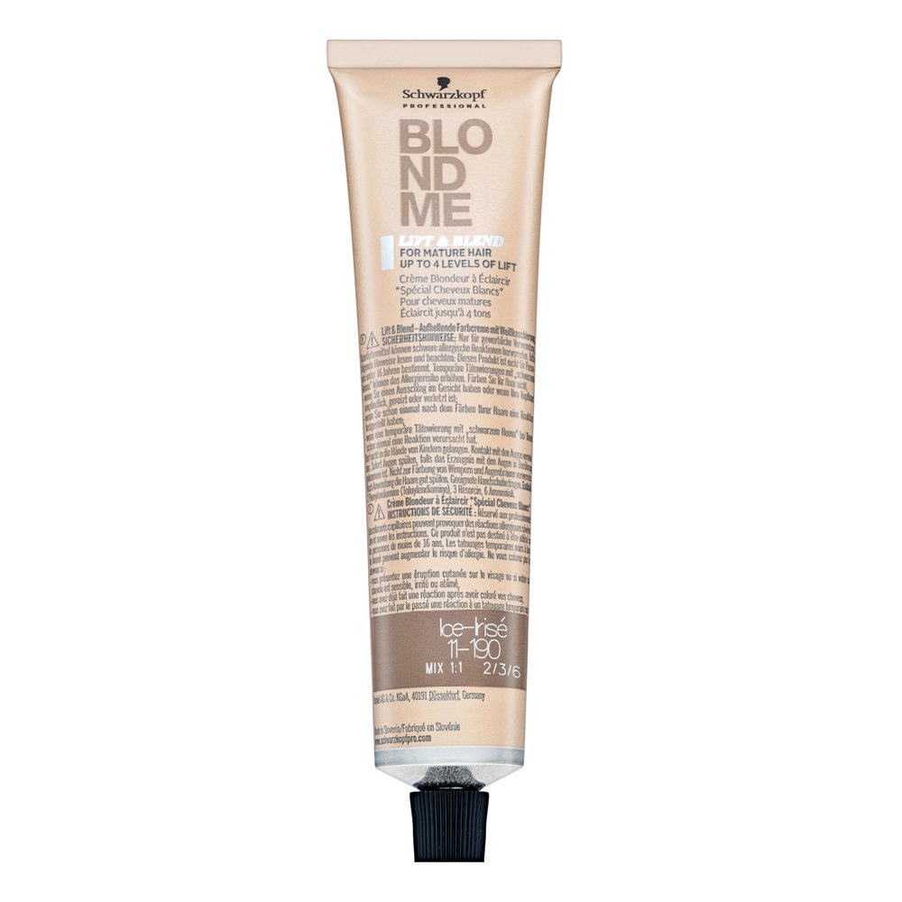 Schwarzkopf Professional BlondMe Bond Enforcing Lift & Blend crema per schiarire i capelli Ice-Irise 60 ml