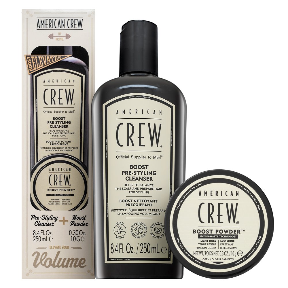 American Crew Volume Boost Duo set per lo styling dei capelli