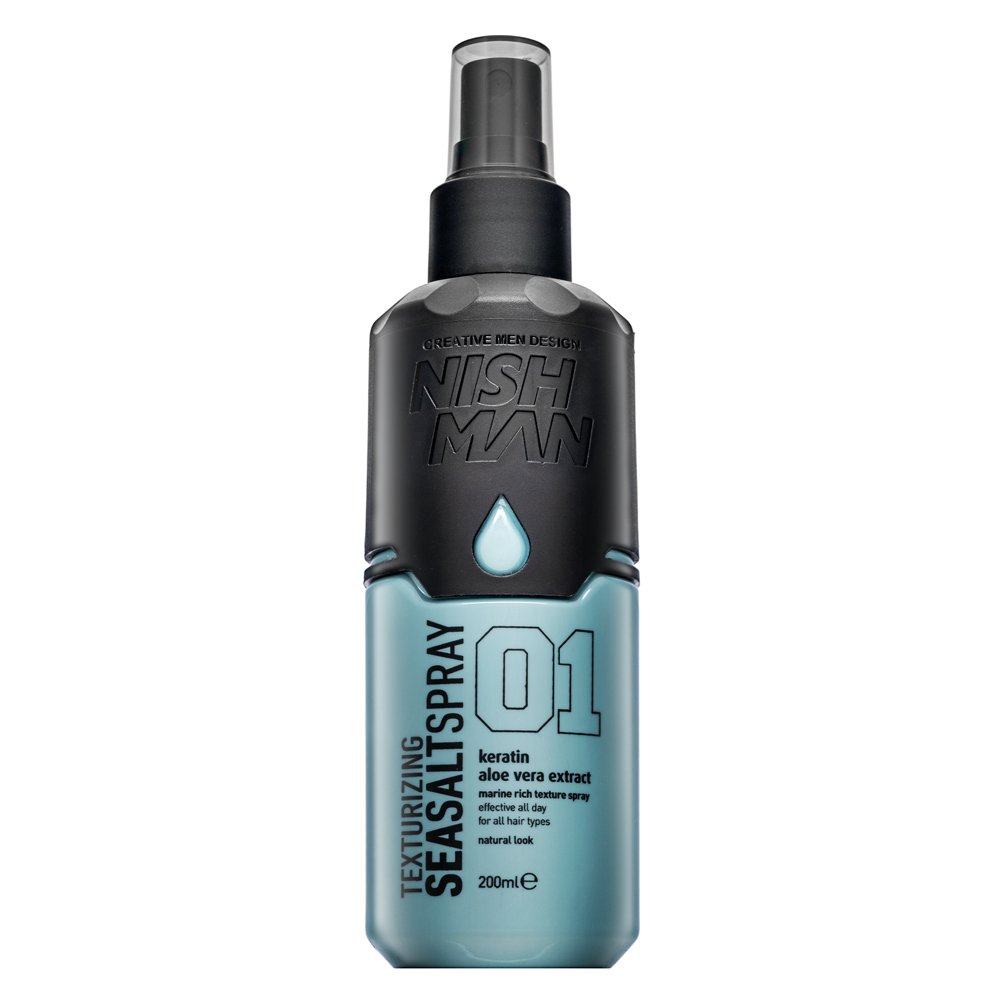 Nishman Texturizing Sea Salt Spray Spray per lo styling per un effetto da spiaggia 200 ml