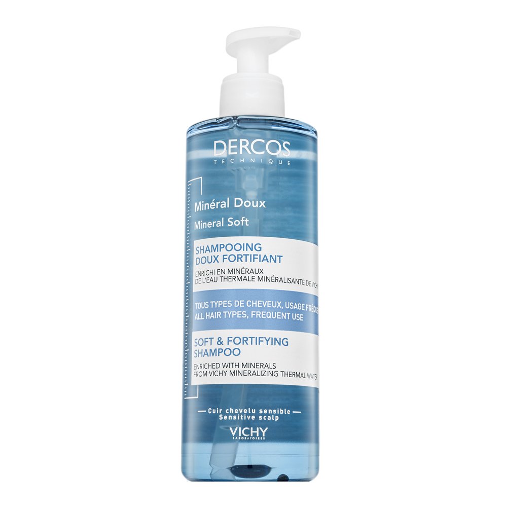 Vichy Dercos Mineral Soft & Fortifying Shampoo shampoo minerale per uso quotidiano 390 ml