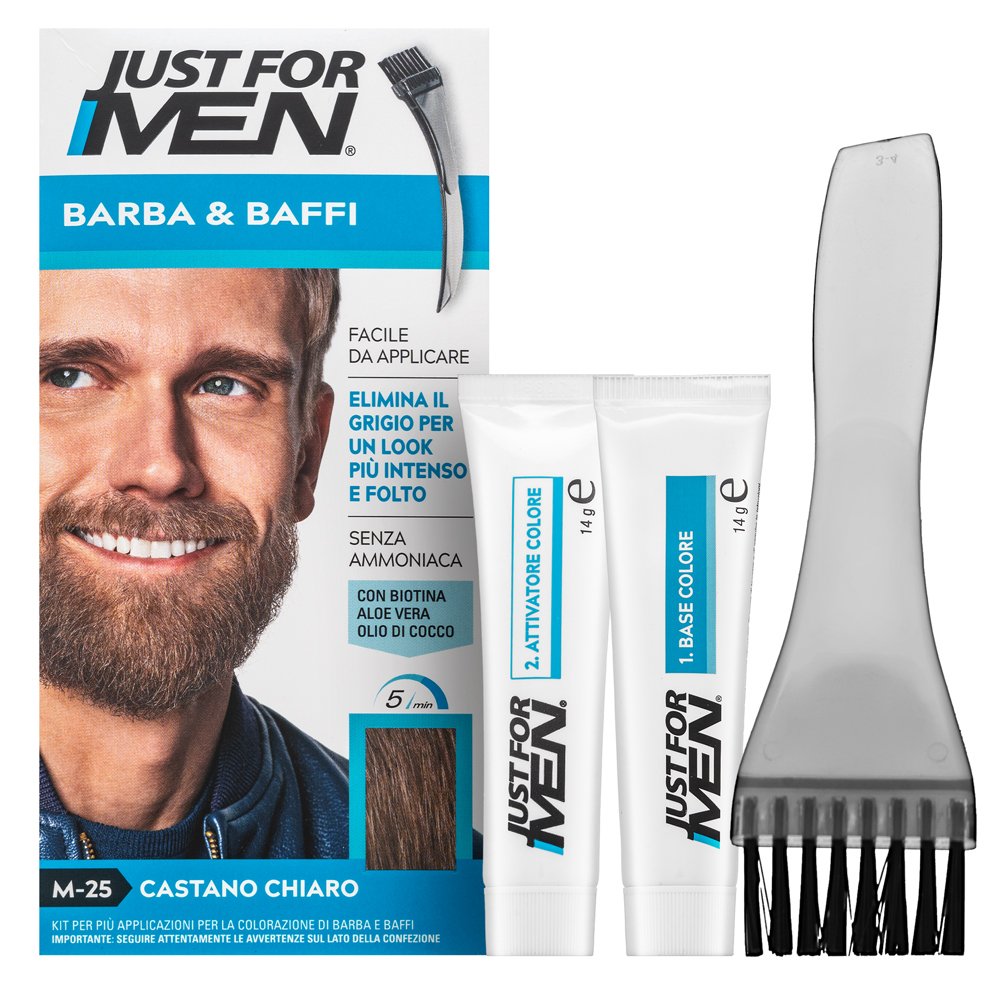 Just For Men Moustache & Beard Color colore della barba M25 Light Brown