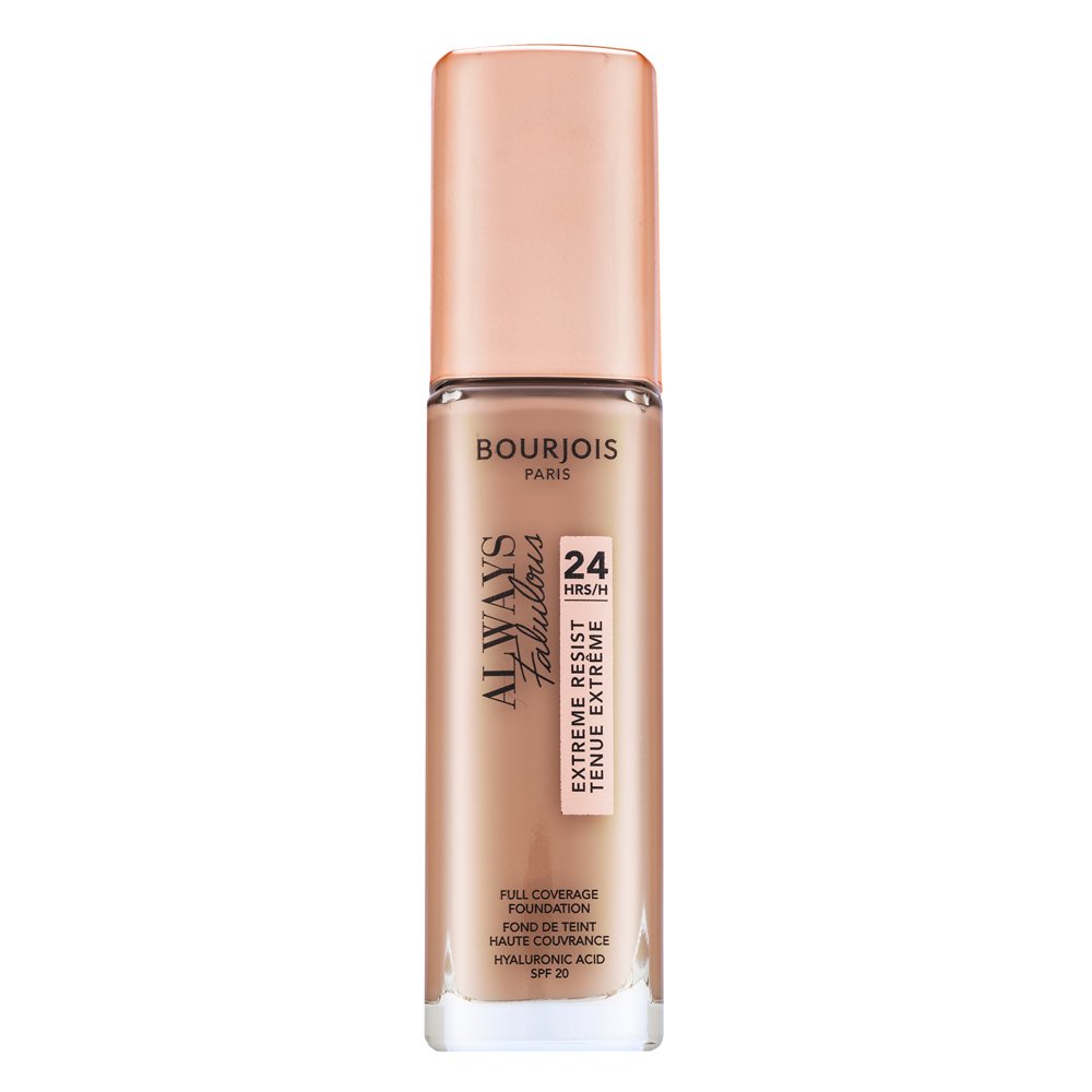 Bourjois Always Fabulous 24HRS Extreme Resist Foundation fondotinta liquido per unificare il tono della pelle 400 Beige Rose 30 ml