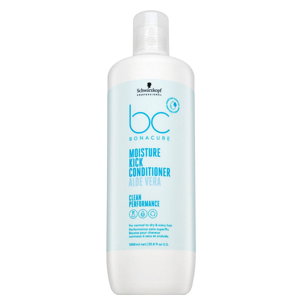 Schwarzkopf Professional BC Bonacure Moisture Kick Conditioner Aloe Vera balsamo idratante 1000 ml