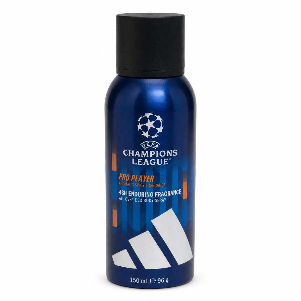 Adidas UEFA Champions League Pro Player 48H deospray da uomo 150 ml