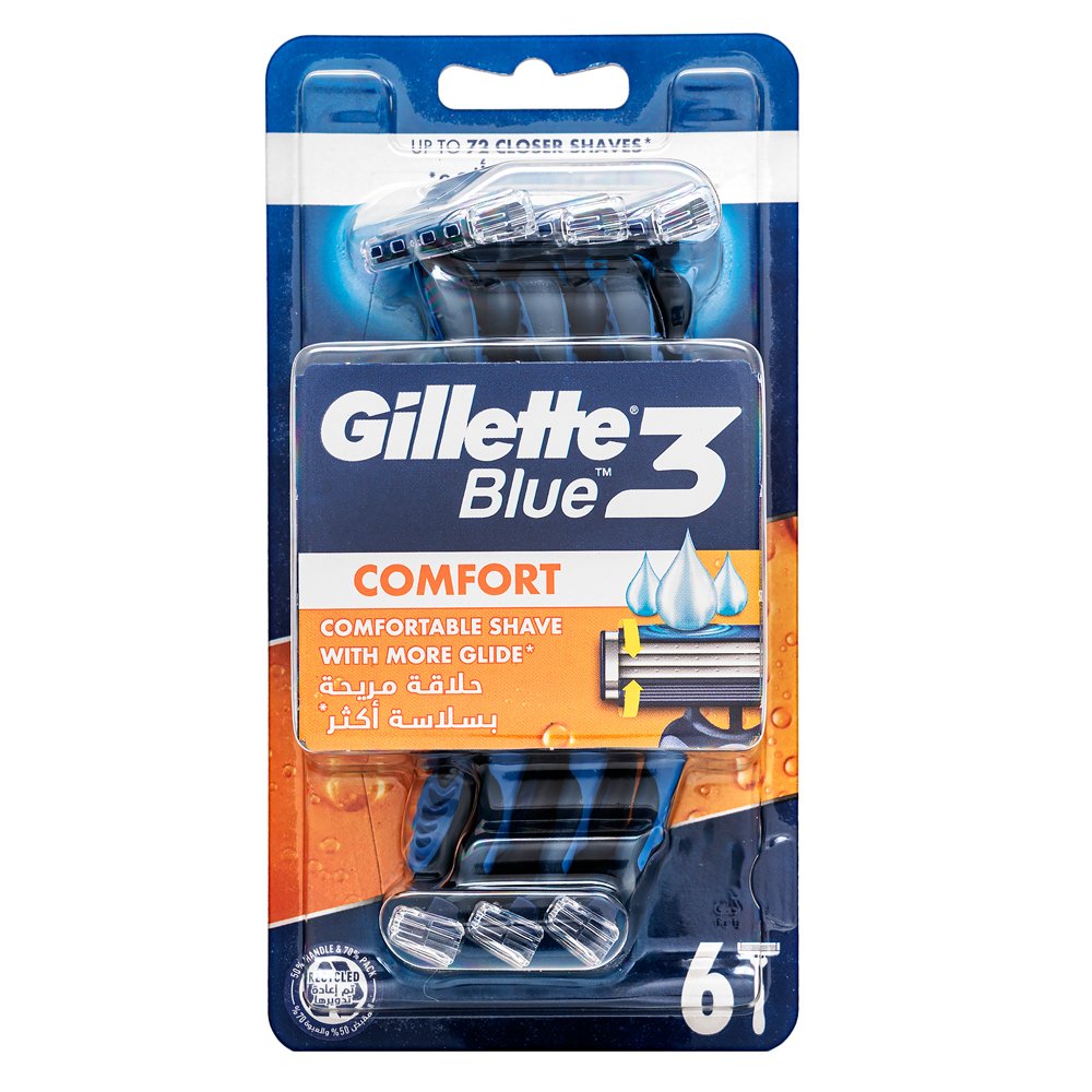 Gillette Blue3 rasoi usa e getta Comfort 6 pcs
