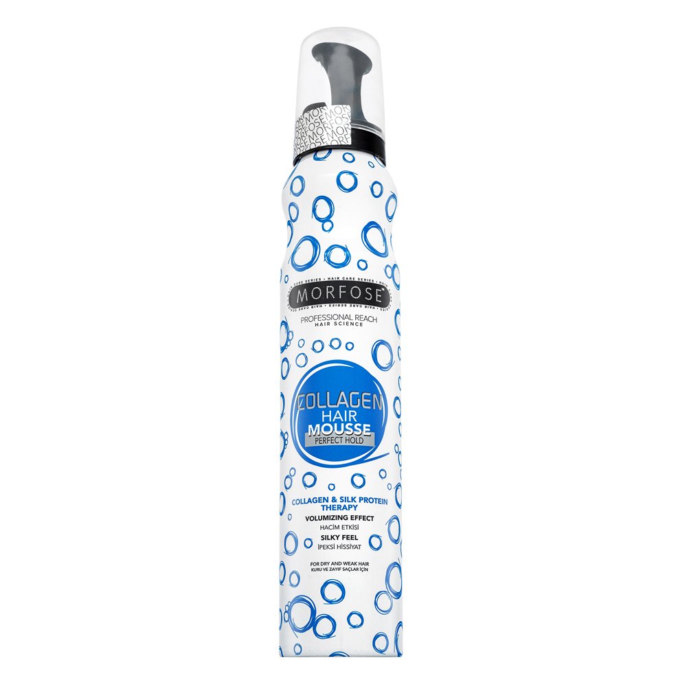 Morfose Hair Mousse Perfect Hold mousse per capelli per volume dei capelli Collagen 200 ml