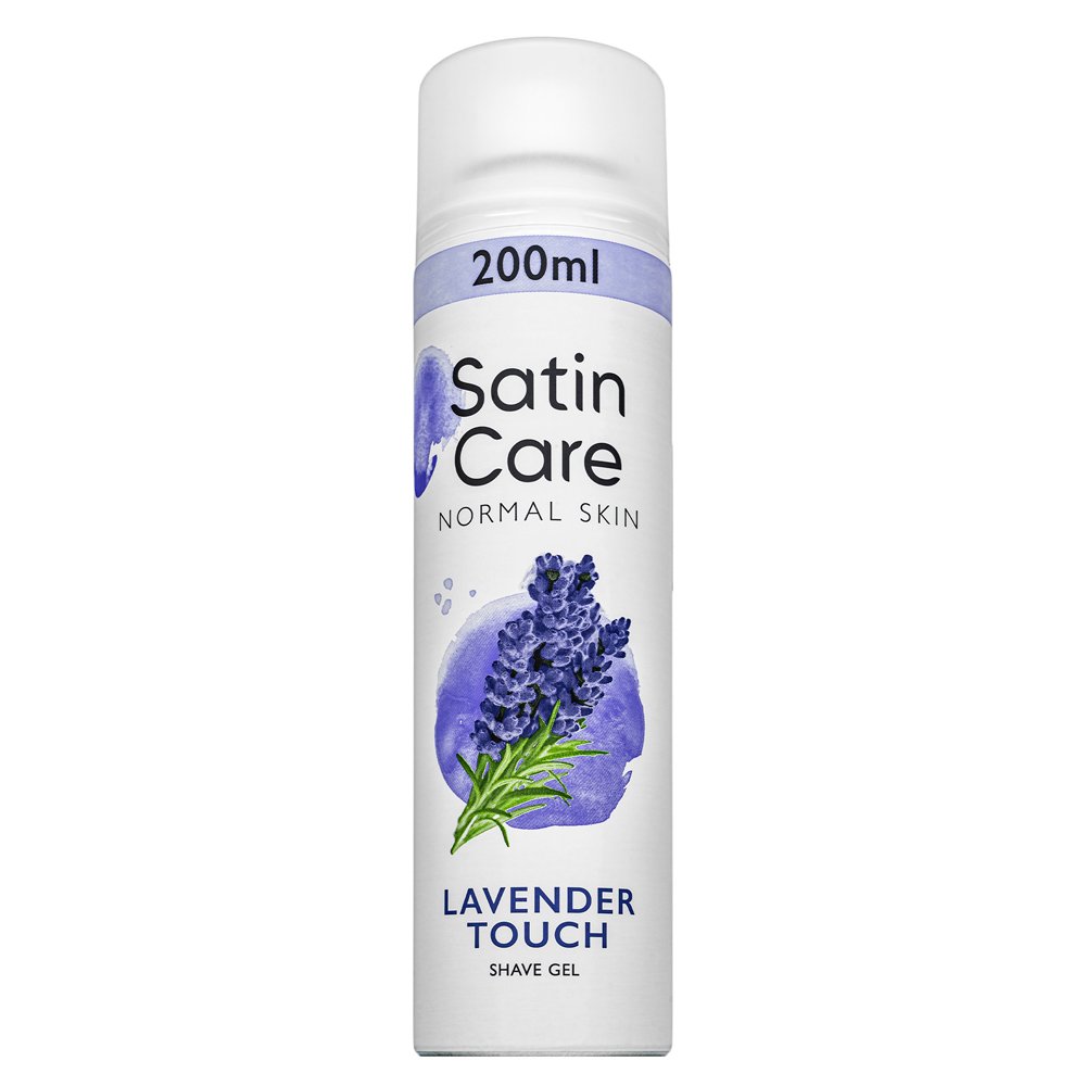 Gillette Satin Care gel da barba Lavender Touch Shave Gel 200 ml