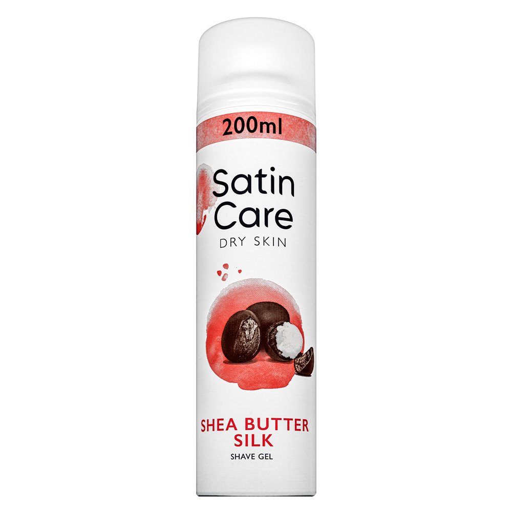 Gillette Satin Care gel da barba Shea Butter Silk Shave Gel 200 ml