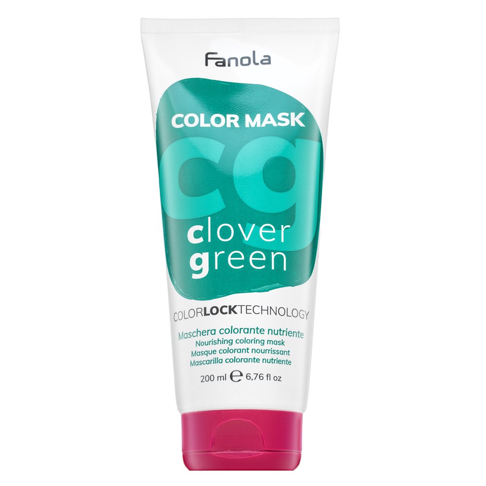 Fanola Color Mask maschera nutriente con pigmenti colorati per il recupero del colore Clover Green 200 ml