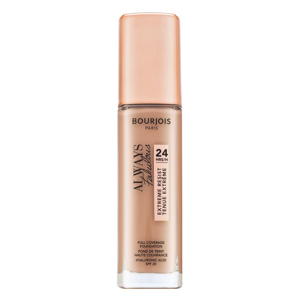 Bourjois Always Fabulous 24HRS Extreme Resist Foundation fondotinta liquido per unificare il tono della pelle 200 Rose Vanilla 30 ml