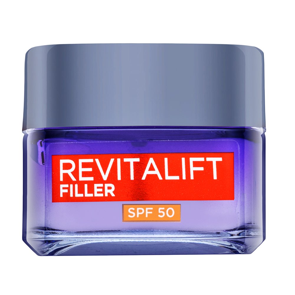 L´Oréal Paris Revitalift Filler crema giorno rimpolpante Hyaluronic Acid Anti-Wrinkle Cream SPF 50 50 ml