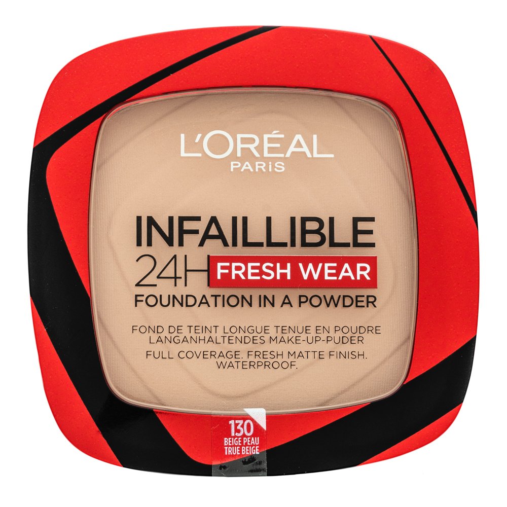 L´Oréal Paris Infaillible 24H Fresh Wear Foundation in a Powder fondotinta in polvere con un effetto opaco 130 9 g