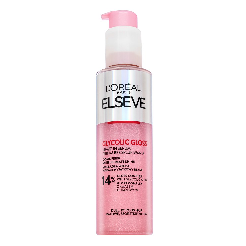 L´Oréal Paris Elseve Glycolic Gloss Leave-In Serum cura dei capelli senza risciacquo per morbidezza e lucentezza dei capelli 150 ml