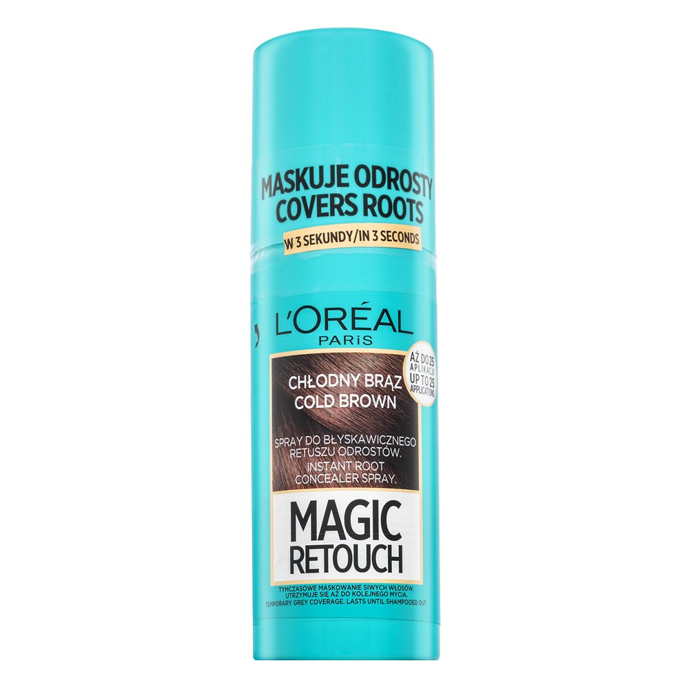 L´Oréal Paris Magic Retouch Spray corettore per escrescienze di capelli colorati Cold Brown 75 ml