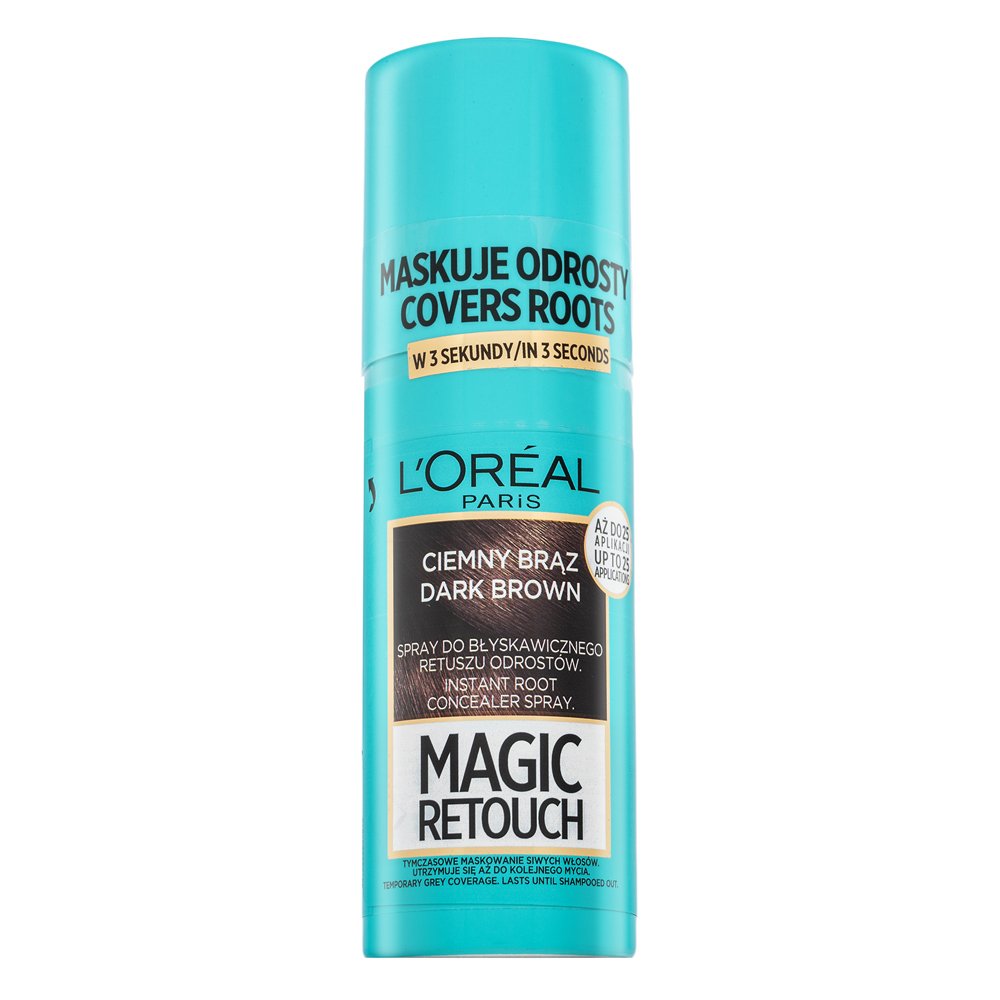 L´Oréal Paris Magic Retouch Spray corettore per escrescienze di capelli colorati Dark Brown 75 ml