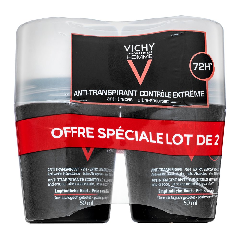 Vichy Homme deodorante 72H Extreme-Control Anti Perspirant 2 x 50 ml