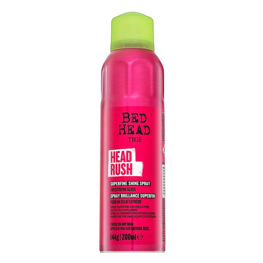 Tigi Bed Head Head Rush Superfine Shine Spray Spray per lo styling Per una brillante lucentezza di capelli 200 ml