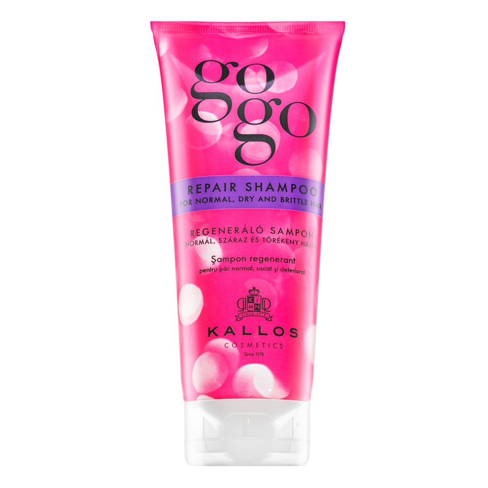 Kallos GoGo Repair Shampoo shampoo nutriente per capelli secchi e deboli 200 ml