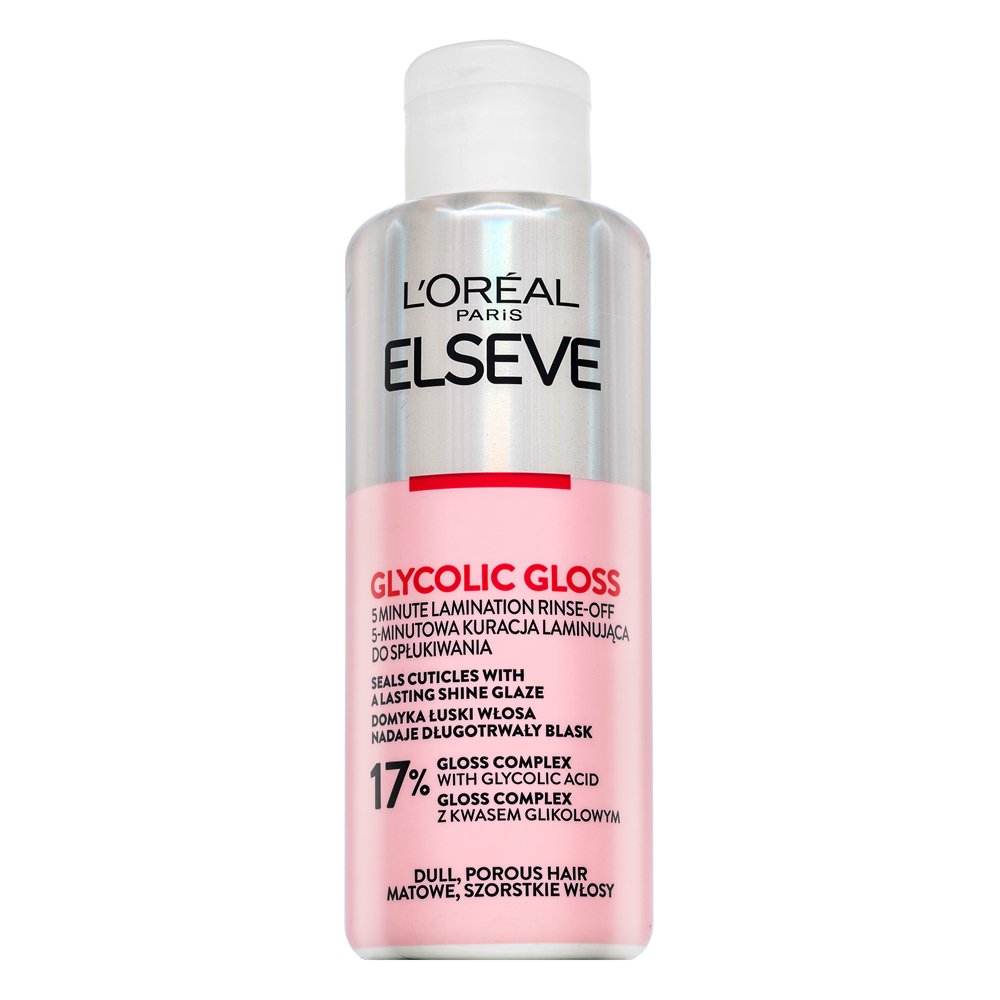 L´Oréal Paris Elseve Glycolic Gloss 5-Minutes Hair Laminating Treatment trattamento lisciante e rigenerante per capelli molto danneggiati 200 ml
