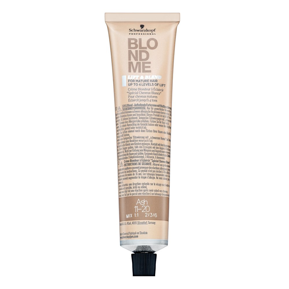 Schwarzkopf Professional BlondMe Bond Enforcing Lift & Blend crema per schiarire i capelli Ash 60 ml