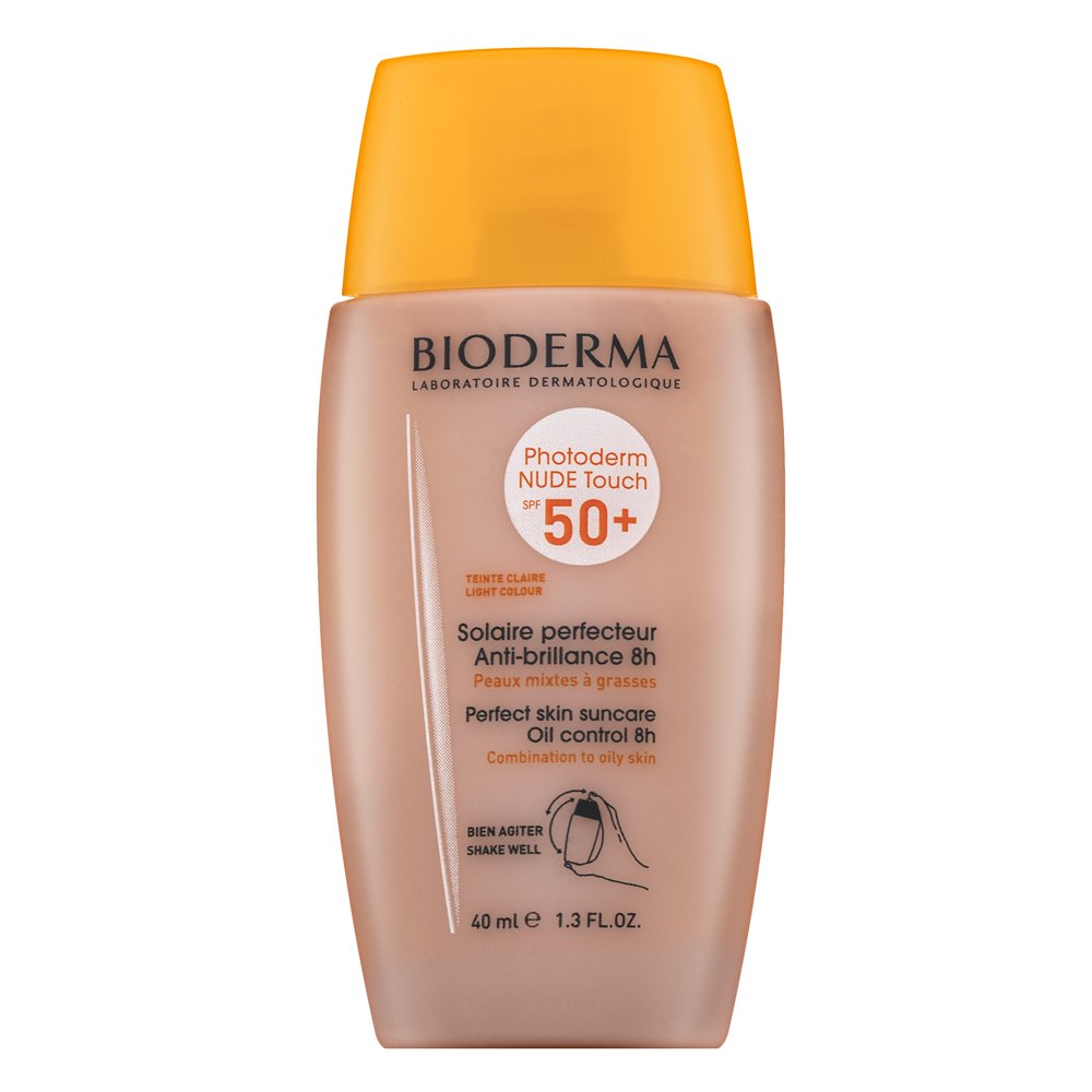 Bioderma Photoderm lozione solare Nude Touch Perfect Skin SPF 50+ Light Colour 40 ml