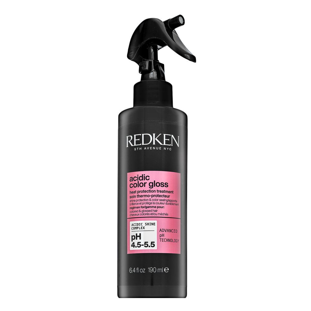 Redken Acidic Color Gloss Heat Protection Treatment spray protettivo per trattamento termico dei capelli 190 ml
