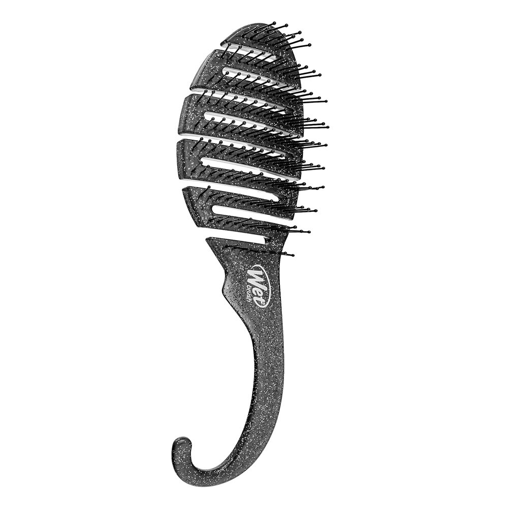 Wet Brush Shower Detangler Glitter Black spazzola per capelli