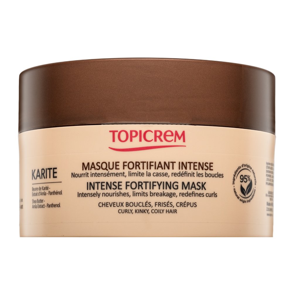 Topicrem Karité Intense Fortifying Mask maschera rinforzante per i capelli ricci 250 ml