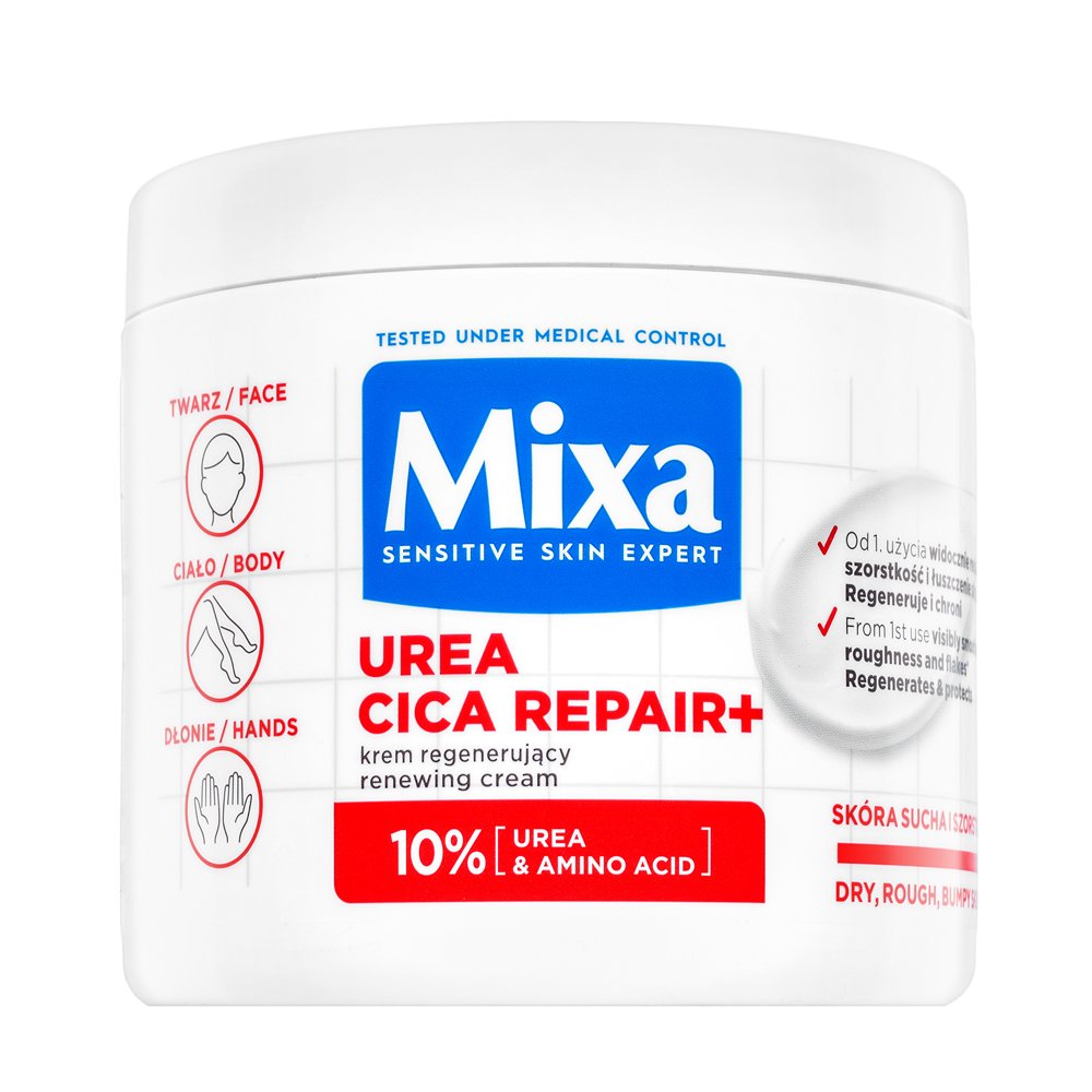 Mixa Urea Cica Repair+ crema rigenerativa Renewing Cream 400 ml