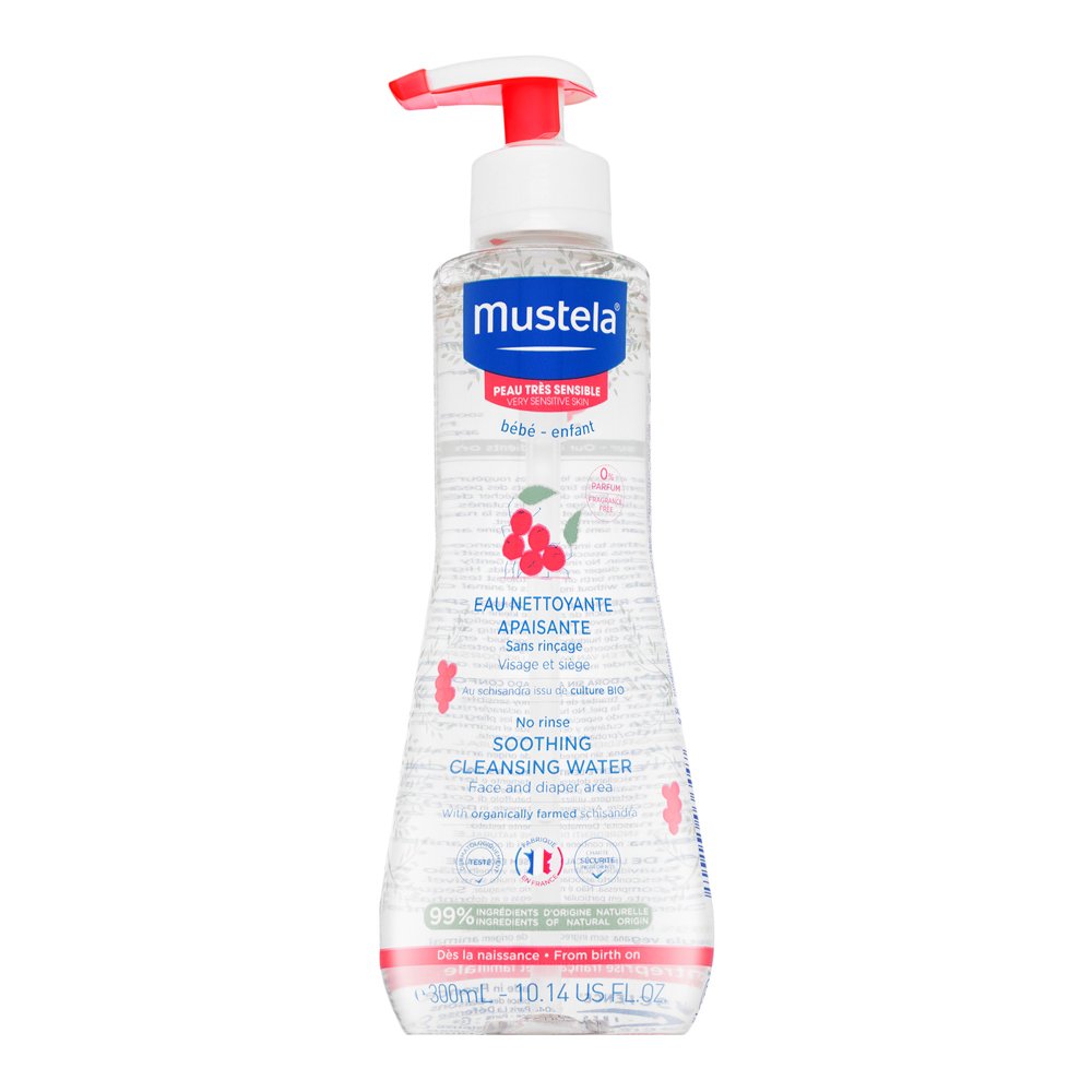 Mustela Bébé L'acqua detergente No Rinse Soothing Cleansing Water 300 ml