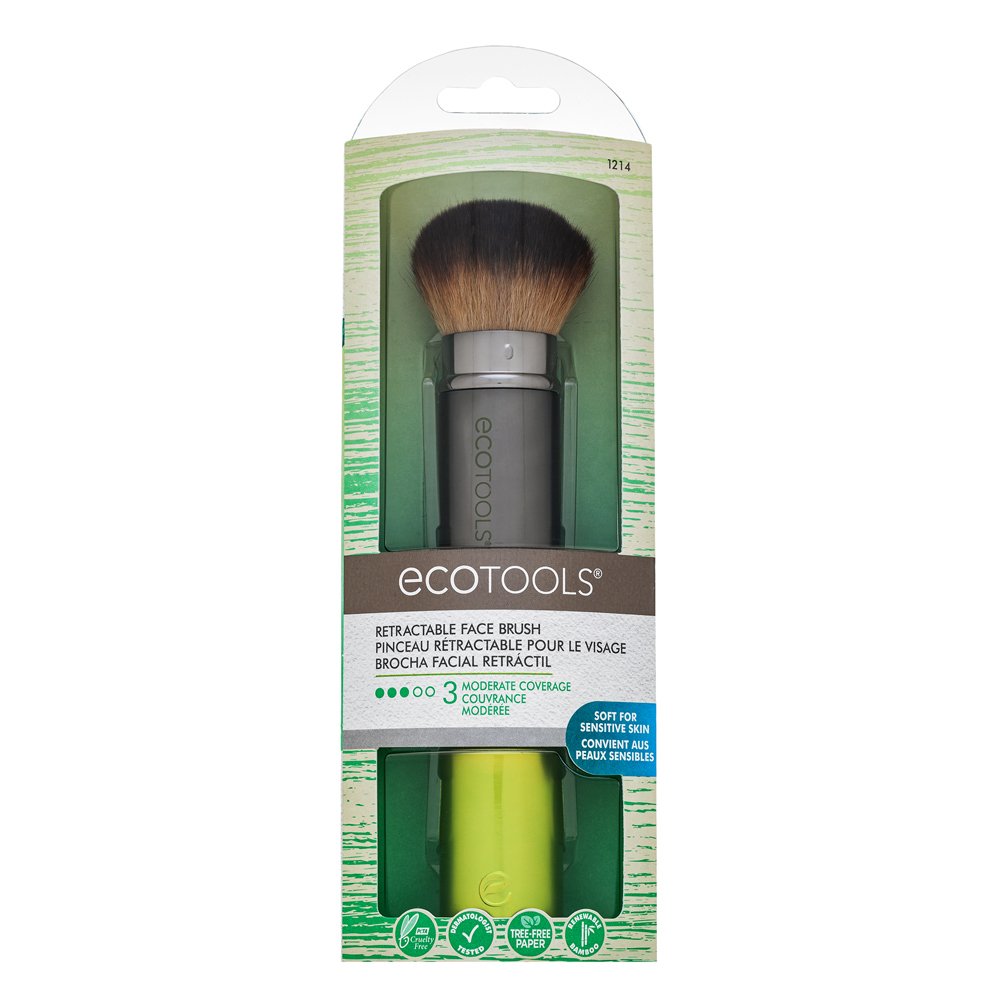 EcoTools Recycled Retractable Kabuki Brush pennello kabuki per fondotinta