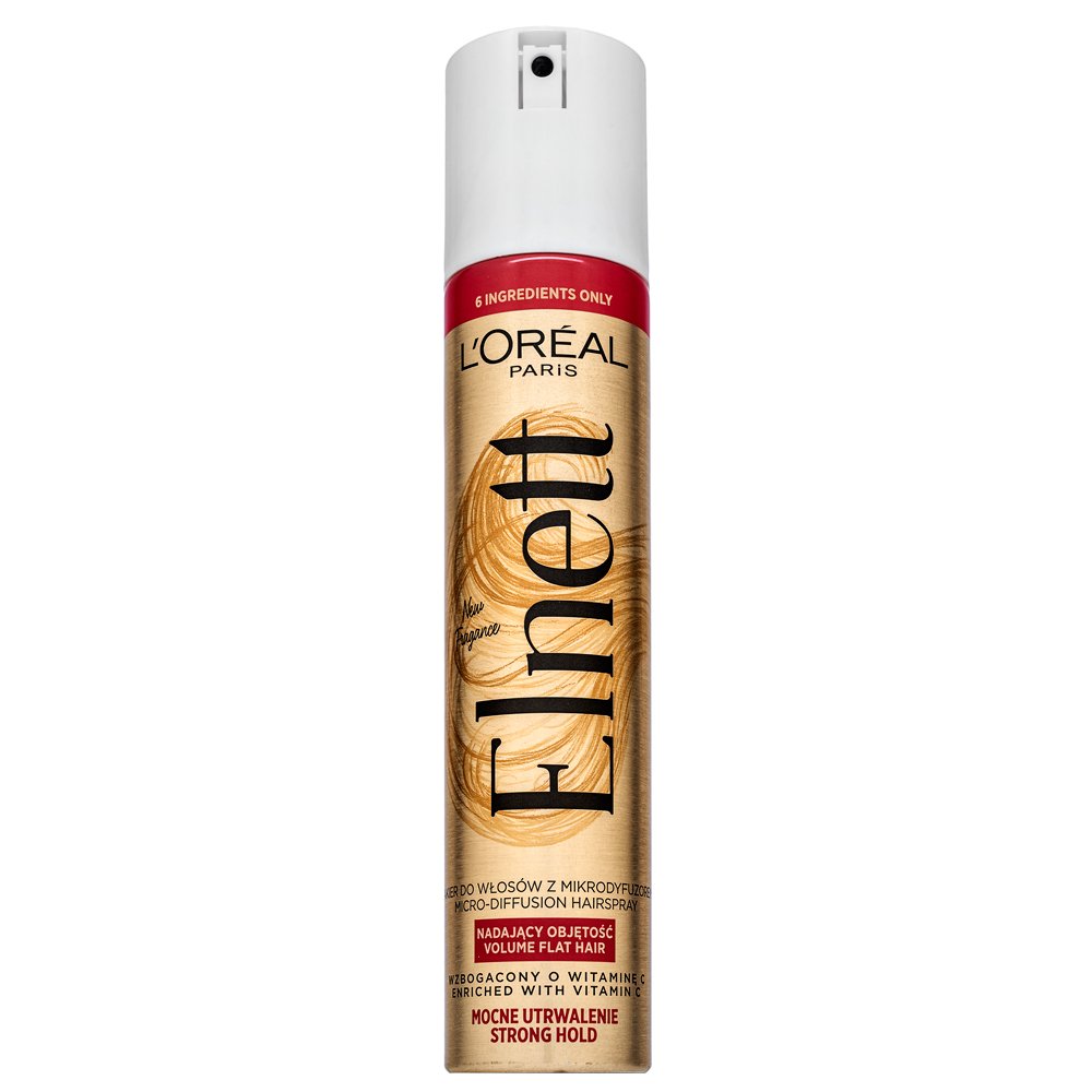 L´Oréal Paris Elnett Volume Flat Hair Strong Hold Hairspray lacca forte per capelli per il volume a partire dalle radici 200 ml