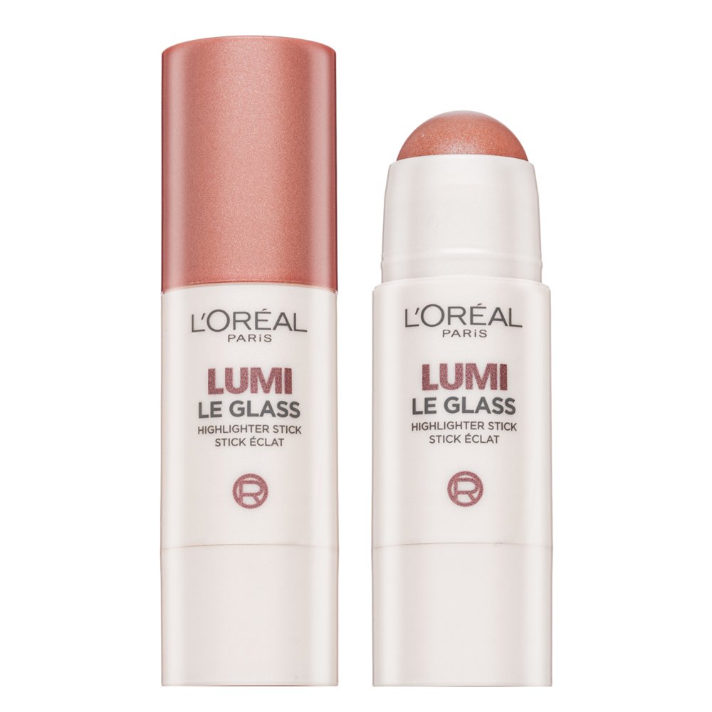L´Oréal Paris Lumi Le Glass Highlighter Stick illuminante nella forma di bastoncino 620 Pink Ballet