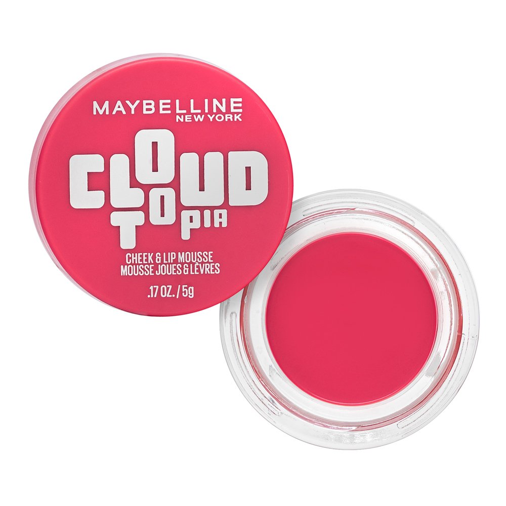 Maybelline Cloudtopia Cheek & Lip Mousse schiuma multifunzionale per labbra e viso 04 Pink DayDream 5 g