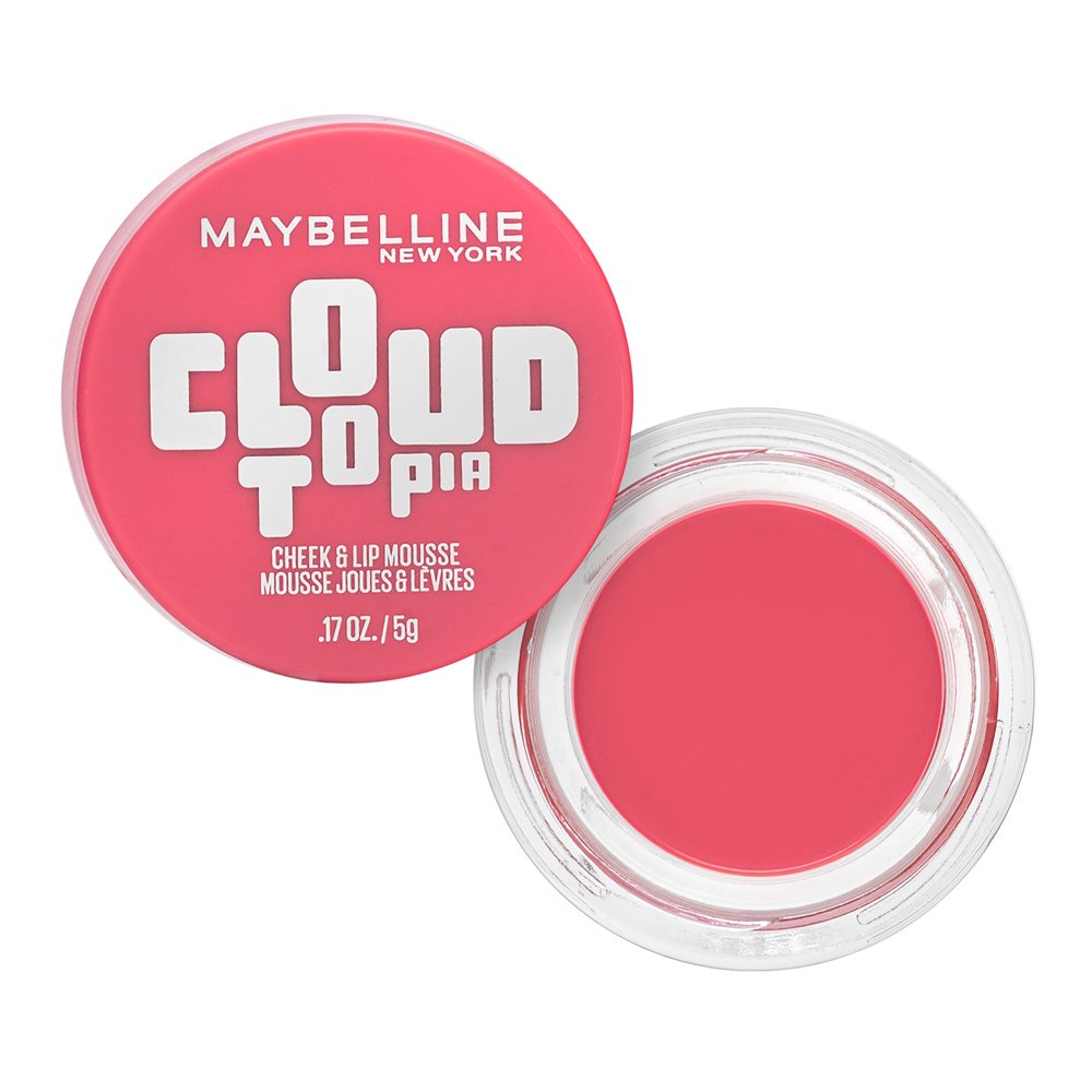 Maybelline Cloudtopia Cheek & Lip Mousse schiuma multifunzionale per labbra e viso 07 Moonlit Rose 5 g