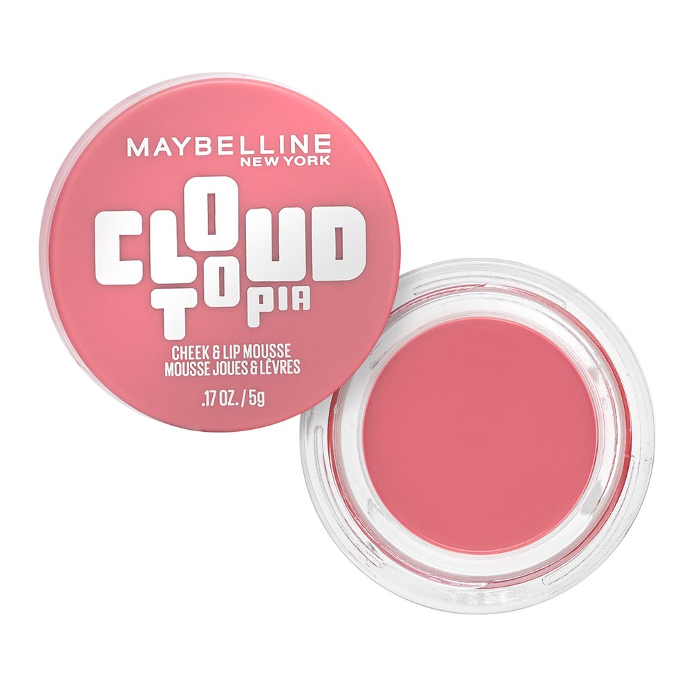 Maybelline Cloudtopia Cheek & Lip Mousse schiuma multifunzionale per labbra e viso 08 Enchanted Mauve 5 g